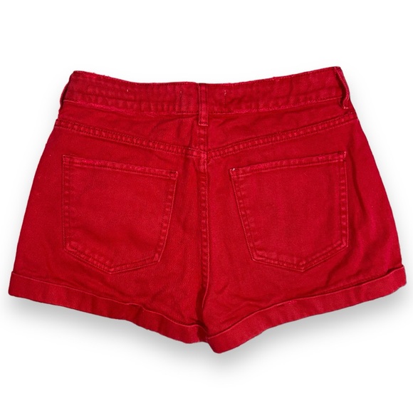 Pacsun High Waist Red Mom Short - Picture 2 of 5
